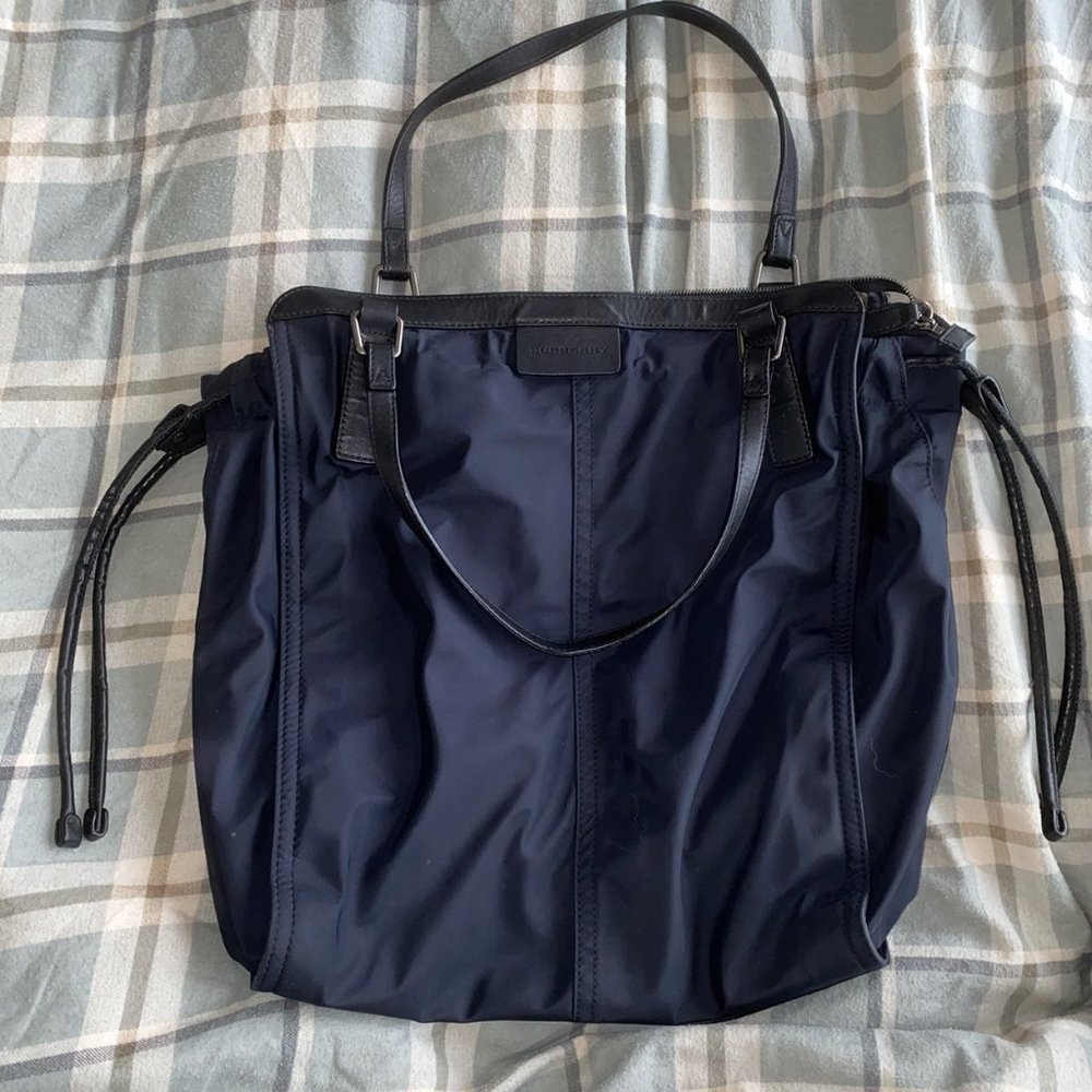 SOLD ON MERCARI - Burberry Nylon Tote in blue